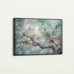 Floral 009 Canvas Art 18" x 24" / 45 x 60 cm / Black