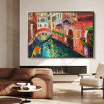 Landscape 009 Canvas Art 18" x 24" / 45 x 60 cm / Black