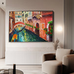 Landscape 009 Canvas Art 18" x 24" / 45 x 60 cm / Black