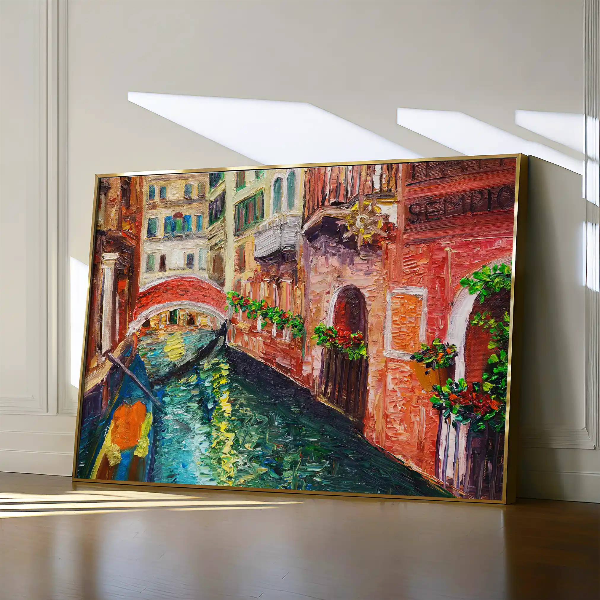 Landscape 009 Canvas Art 60 x 40 cm / Black