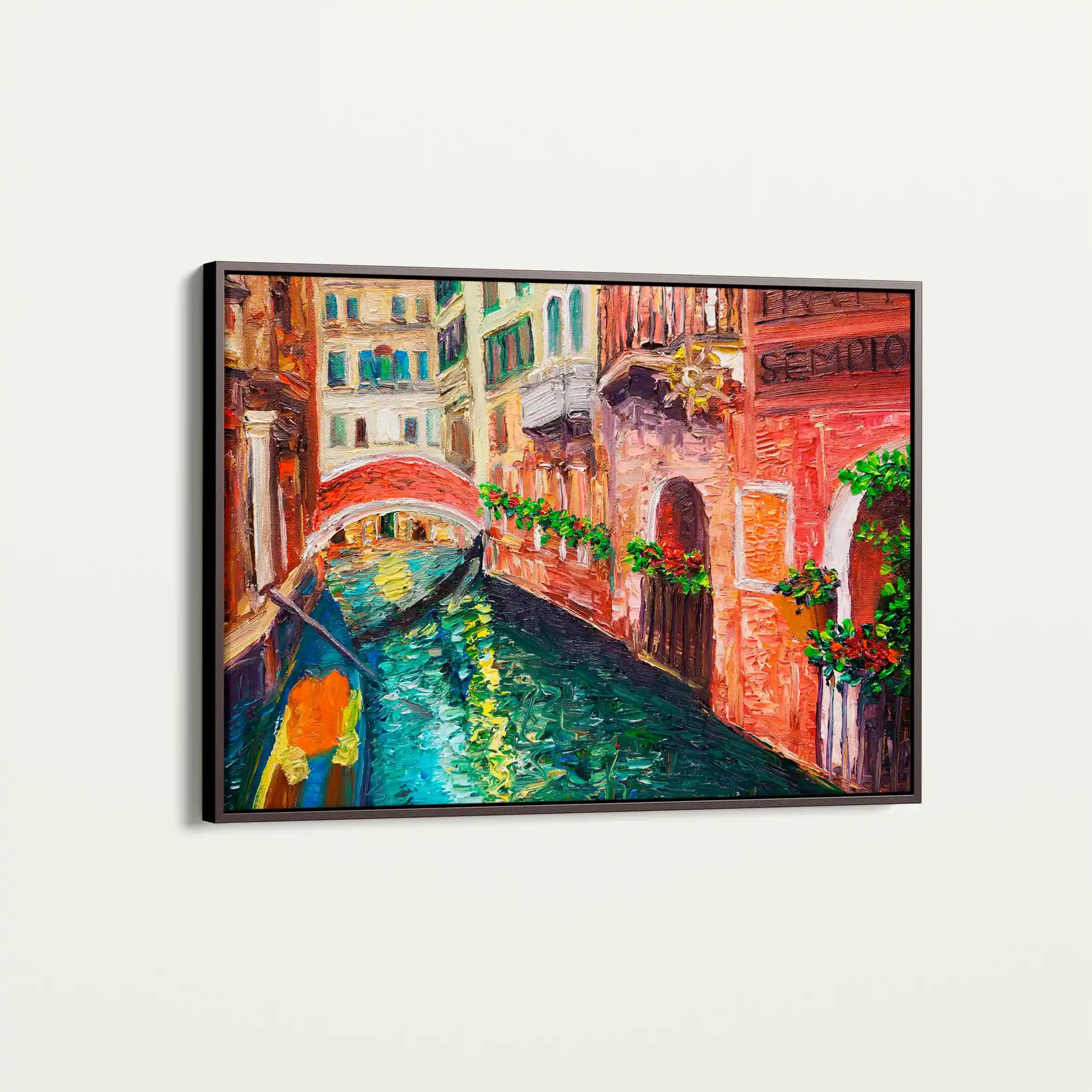 Landscape 009 Canvas Art 60 x 40 cm / Black