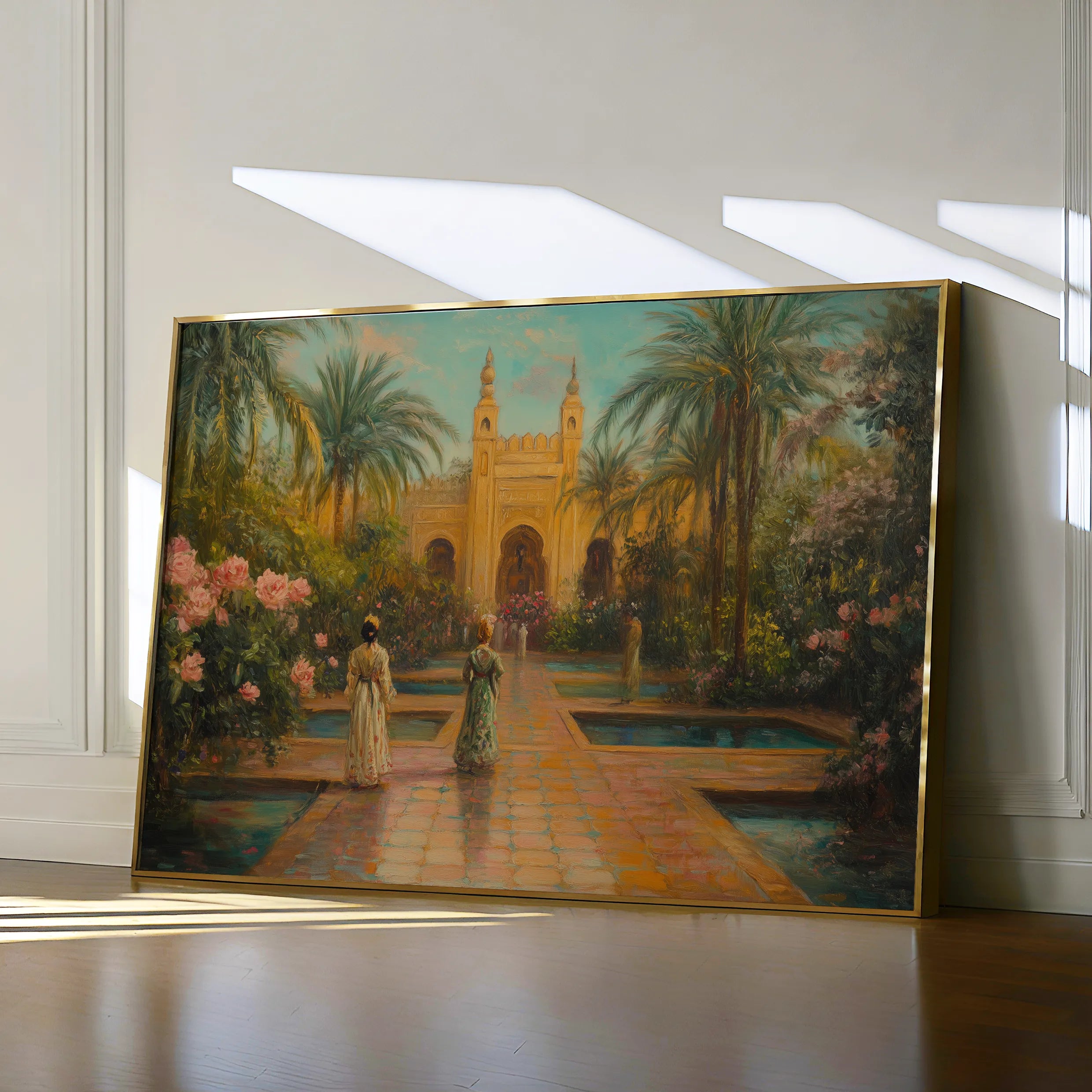 Orientalist 009 Canvas Art 18" x 24" / 45 x 60 cm / Black