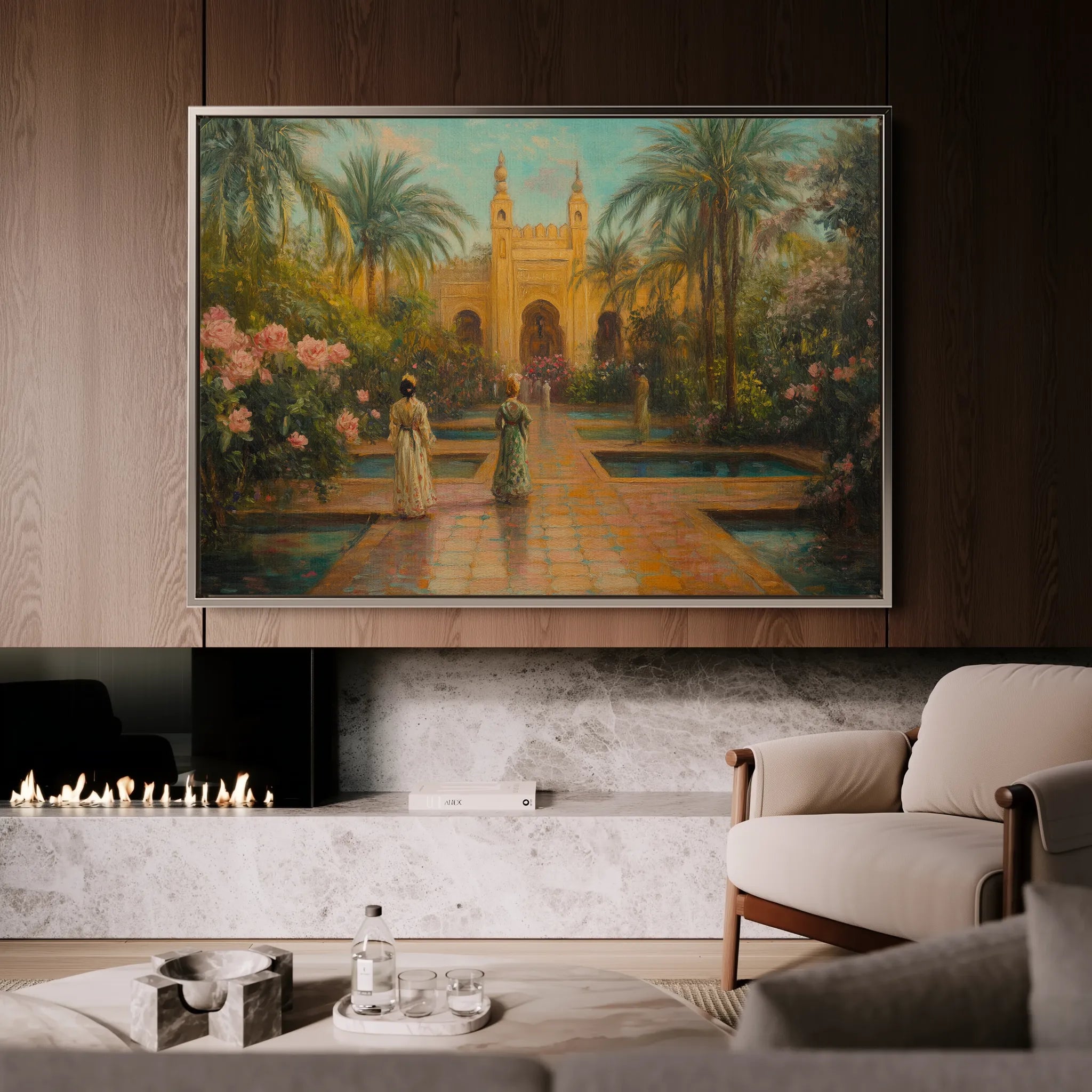 Orientalist 009 Canvas Art 18" x 24" / 45 x 60 cm / Black
