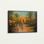 Orientalist 009 Canvas Art 18" x 24" / 45 x 60 cm / Black