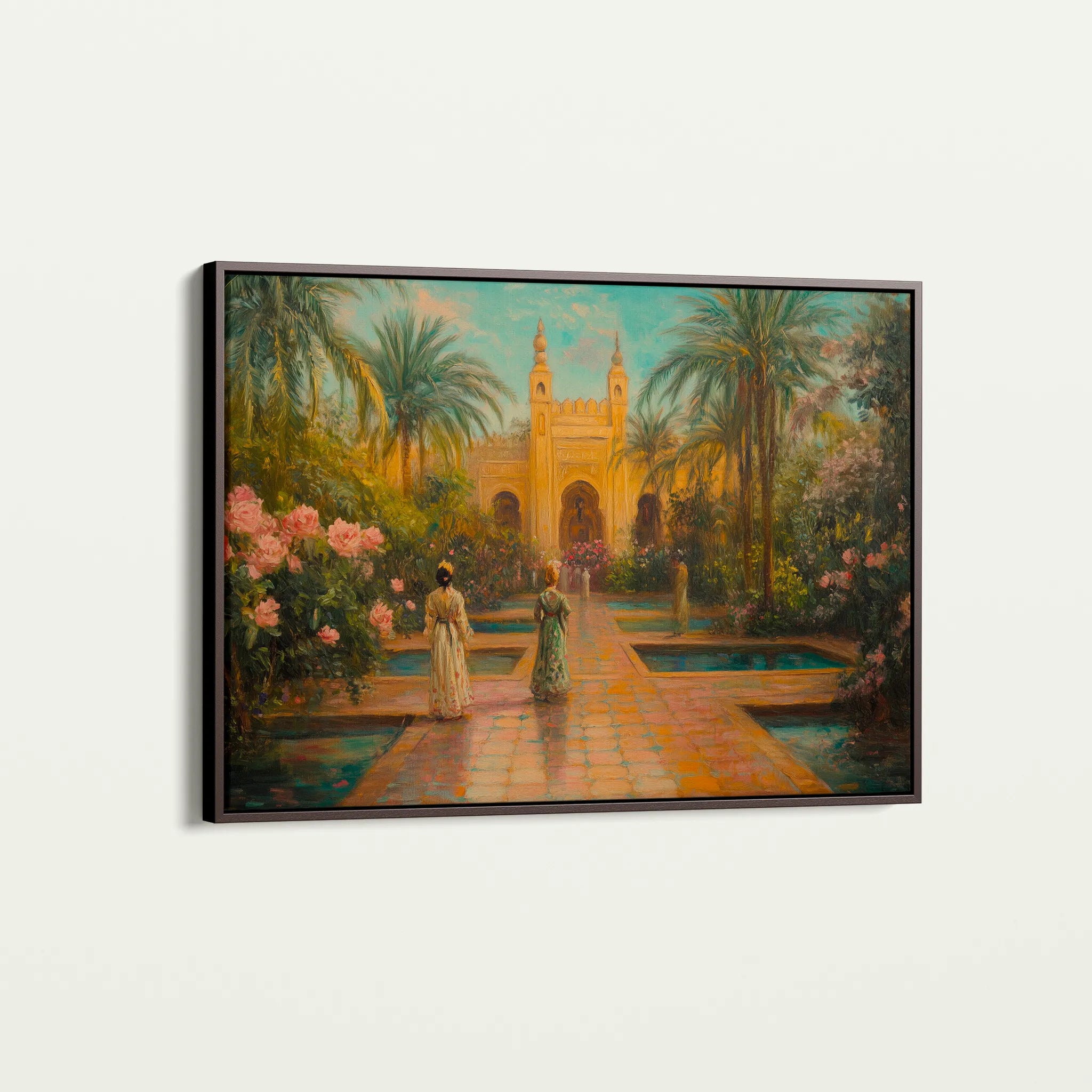 Orientalist 009 Canvas Art 18" x 24" / 45 x 60 cm / Black