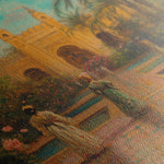Orientalist 009 Canvas Art 18" x 24" / 45 x 60 cm / Black