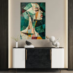 Portrait 009 Canvas Art 18" x 24" / 45 x 60 cm / Black