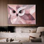 Animals 010 Canvas Art 18" x 24" / 45 x 60 cm / Black