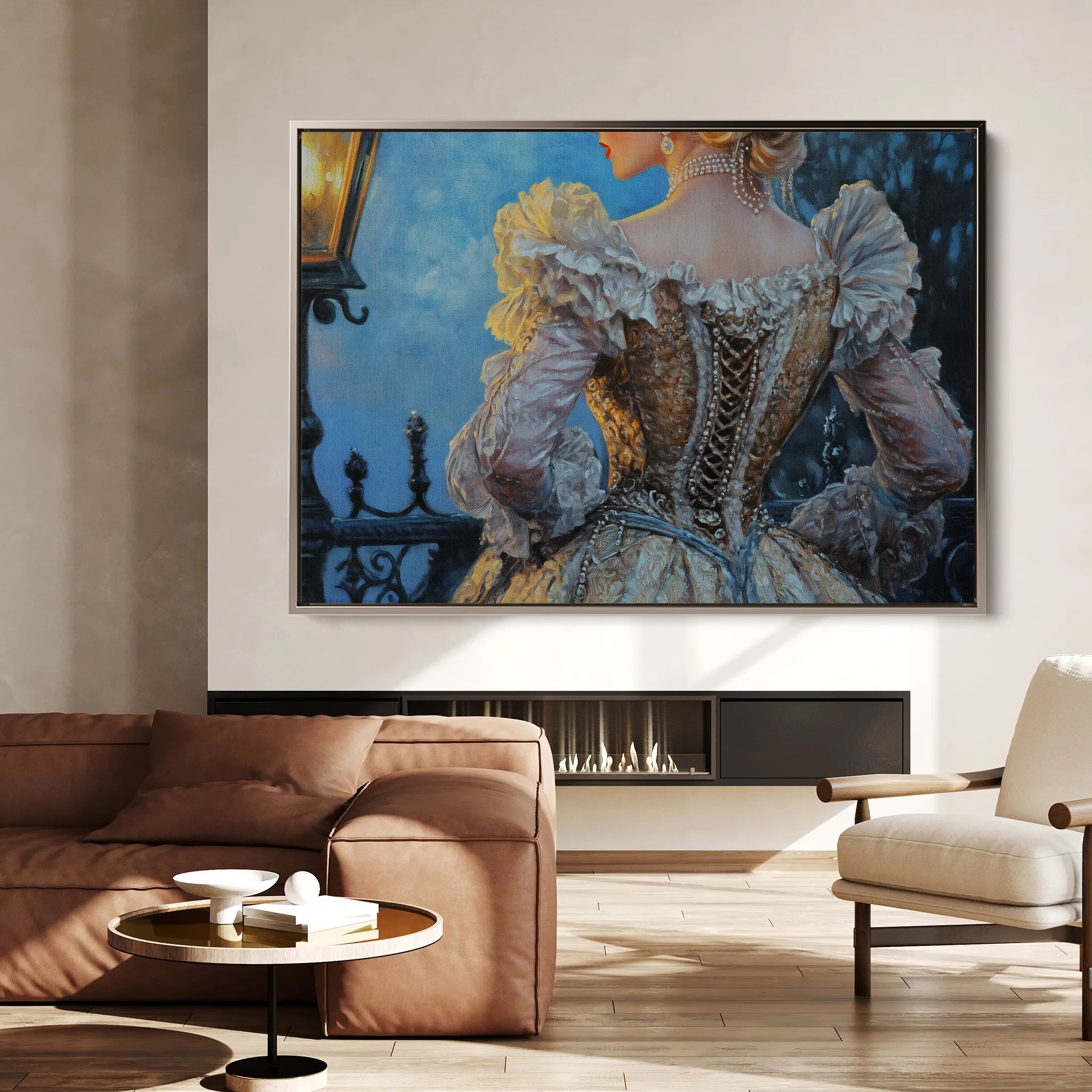 Classic 010 Canvas Art 18" x 24" / 45 x 60 cm / Black