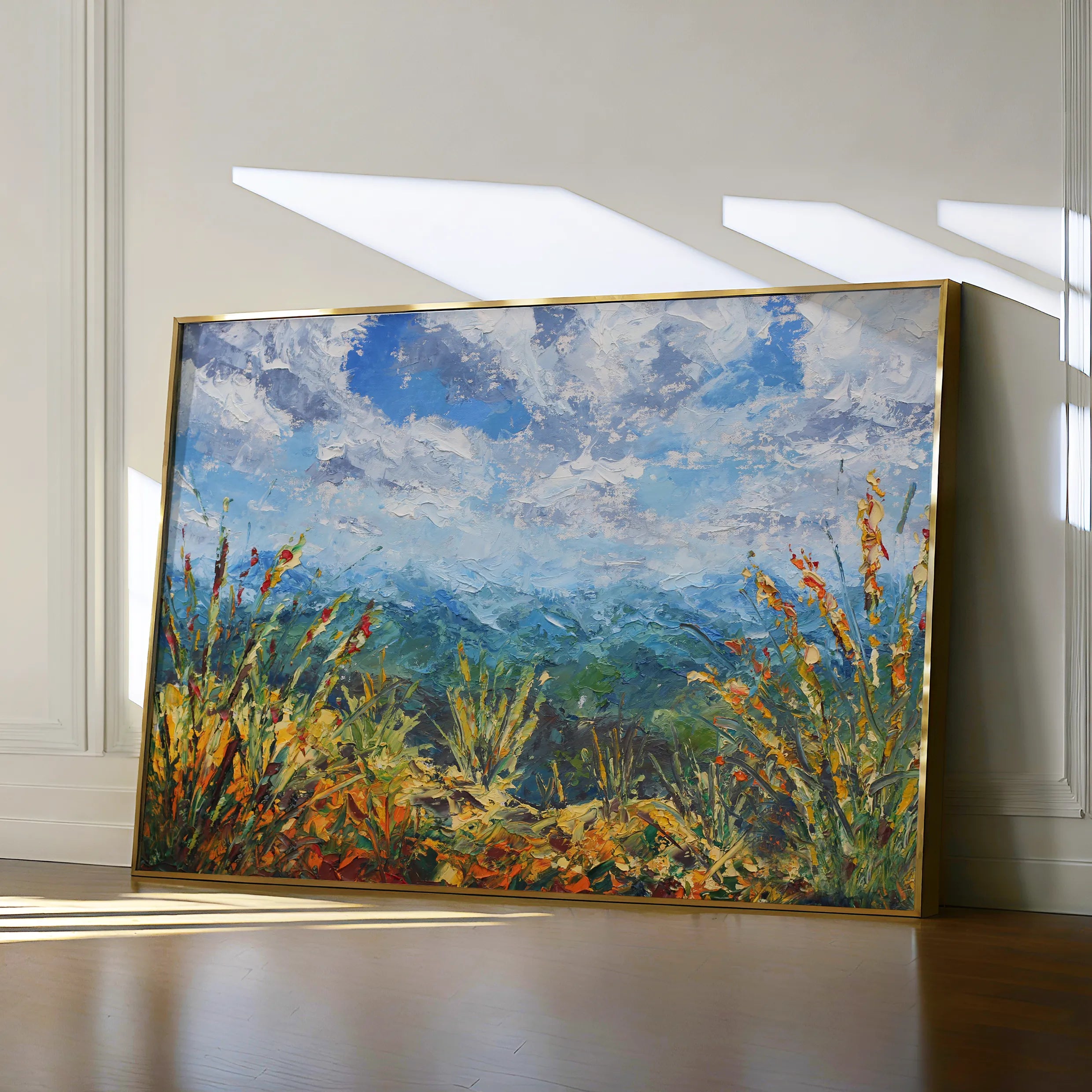 Landscape 010 Canvas Art 18" x 24" / 45 x 60 cm / Black