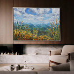 Landscape 010 Canvas Art 18" x 24" / 45 x 60 cm / Black