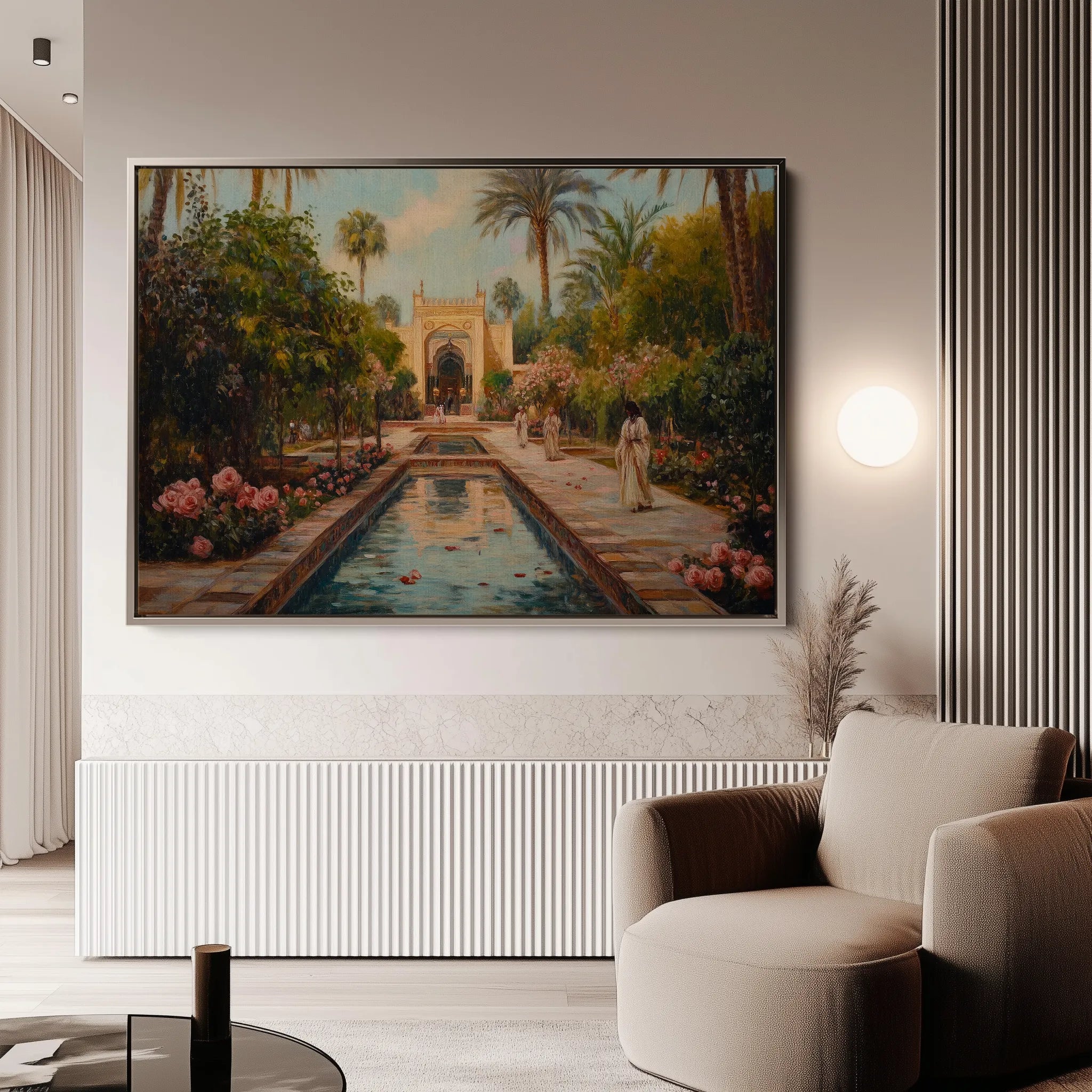 Orientalist 010 Canvas Art 18" x 24" / 45 x 60 cm / Black