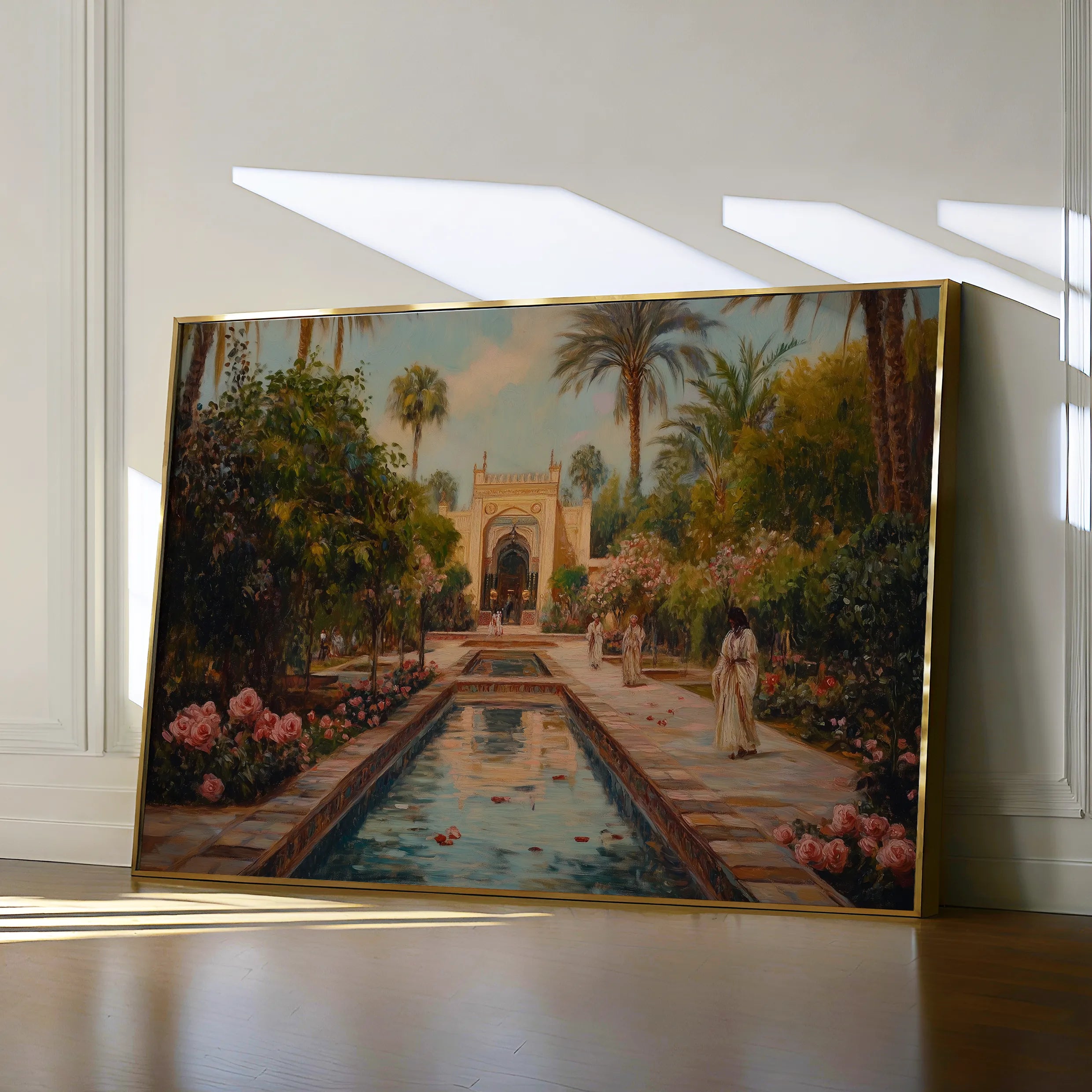 Orientalist 010 Canvas Art 18" x 24" / 45 x 60 cm / Black