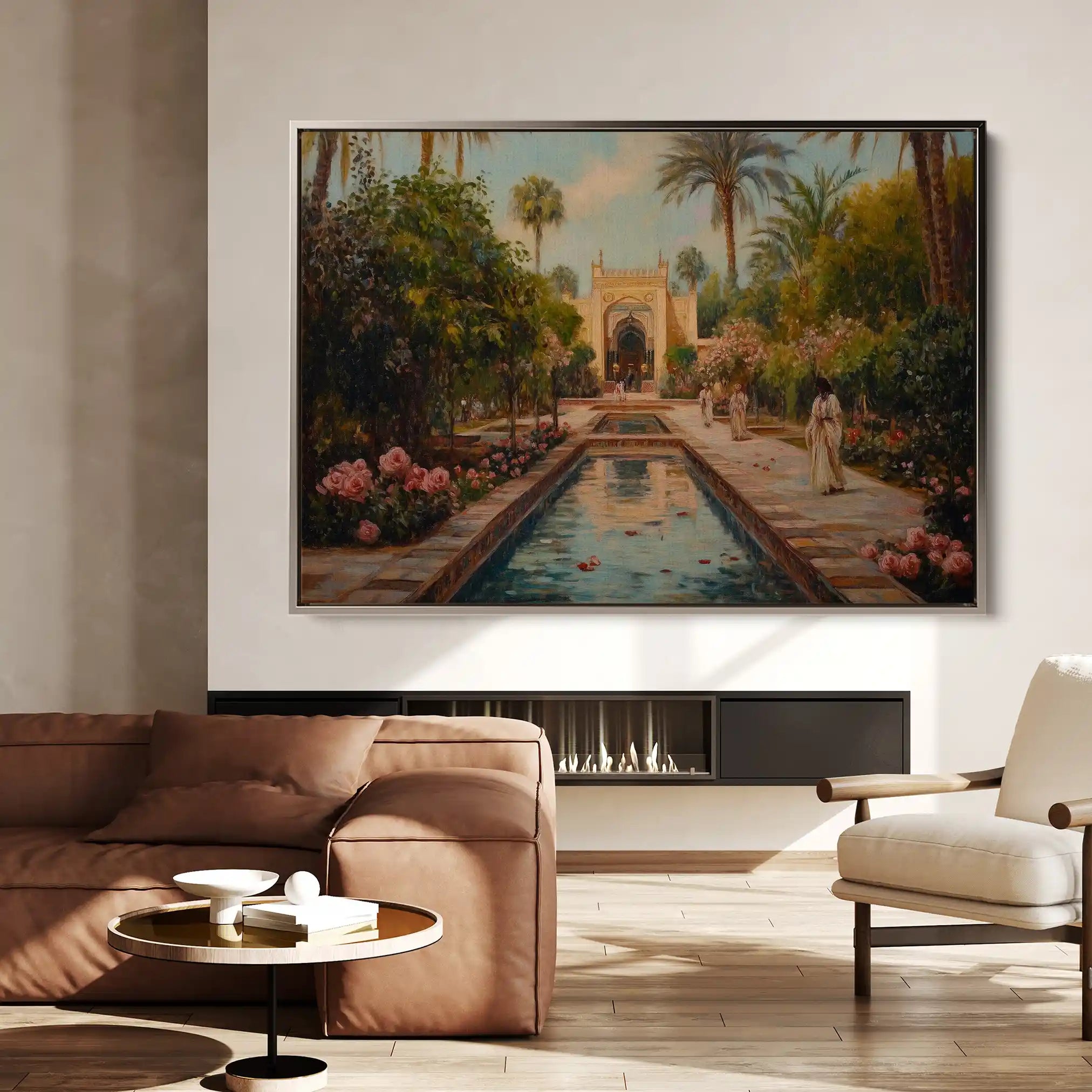 Orientalist 010 Canvas Art 60 x 40 cm / Black