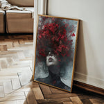 Portrait 010 Canvas Art 18" x 24" / 45 x 60 cm / Black