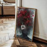 Portrait 010 Canvas Art 18" x 24" / 45 x 60 cm / Black