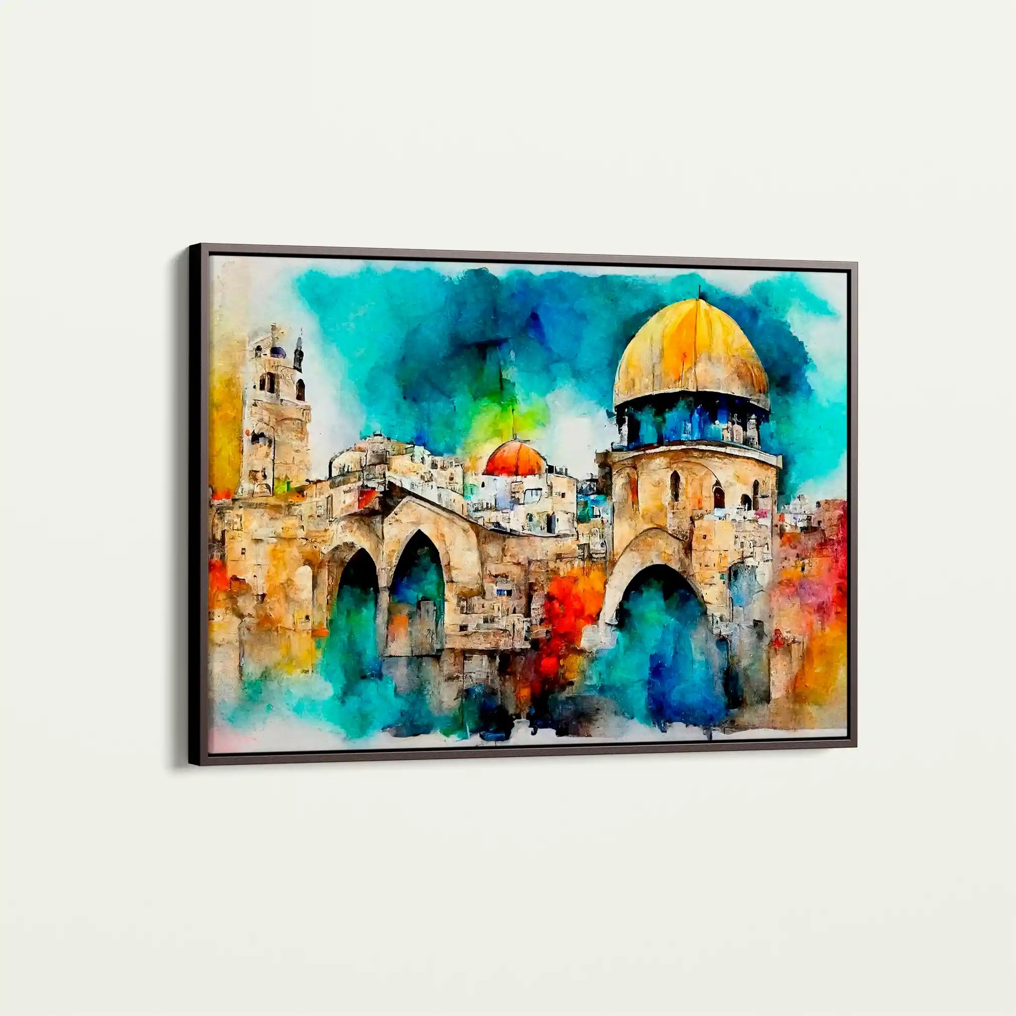 Palestine 010 Canvas Art 60 x 40 cm / Black