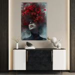Portrait 010 Canvas Art 60 x 40 cm / Black