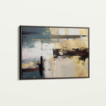 Abstract 011 Canvas Art 18" x 24" / 45 x 60 cm / Black