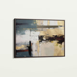 Abstract 011 Canvas Art 18" x 24" / 45 x 60 cm / Black