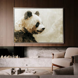 Animals 011 Canvas Art 18" x 24" / 45 x 60 cm / Black