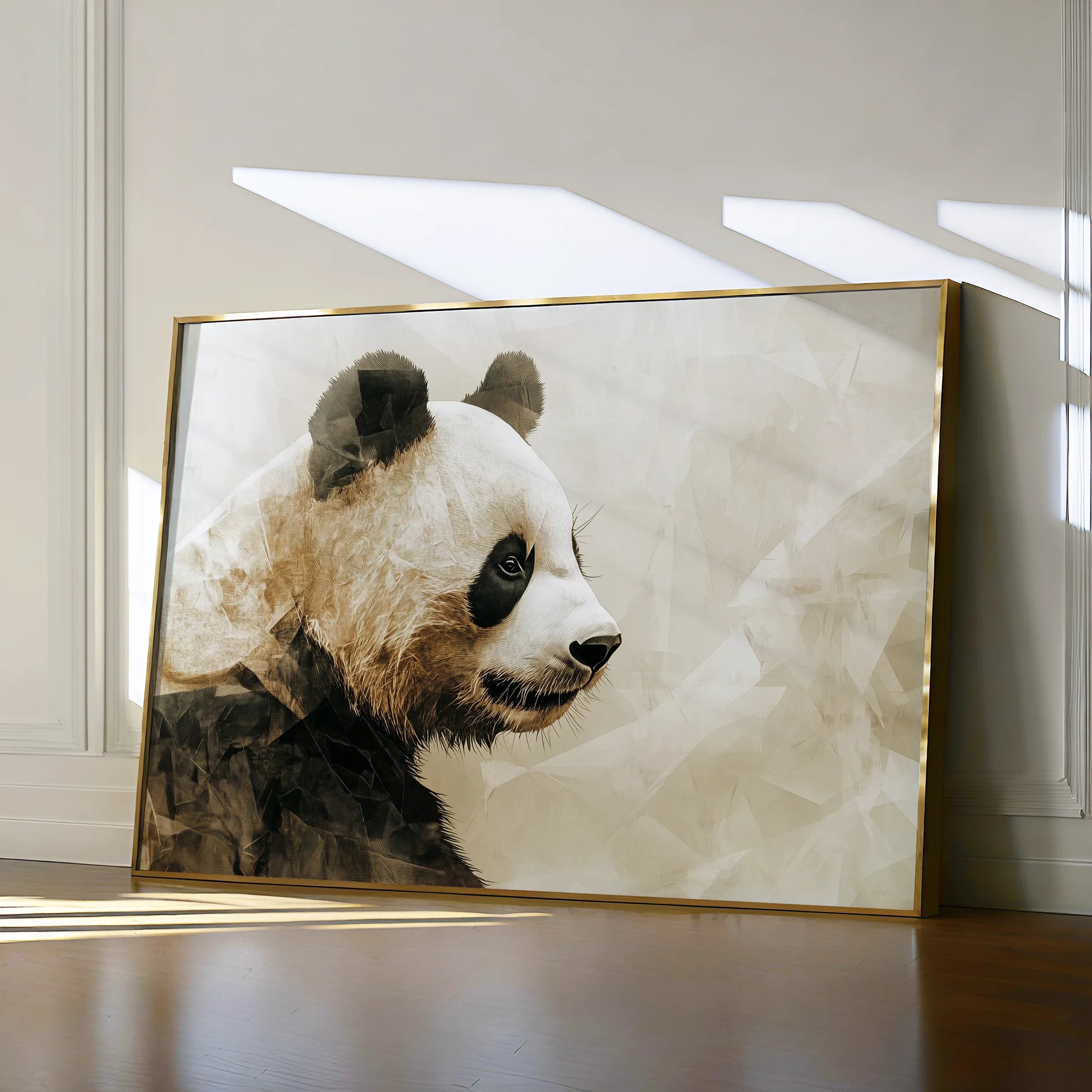 Animals 011 Canvas Art 18" x 24" / 45 x 60 cm / Black
