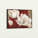 Floral 011 Canvas Art 18" x 24" / 45 x 60 cm / Black