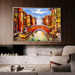 Landscape 011 Canvas Art 18" x 24" / 45 x 60 cm / Black