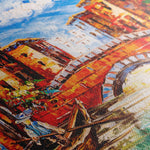 Landscape 011 Canvas Art 18" x 24" / 45 x 60 cm / Black