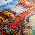 Landscape 011 Canvas Art 60 x 40 cm / Black