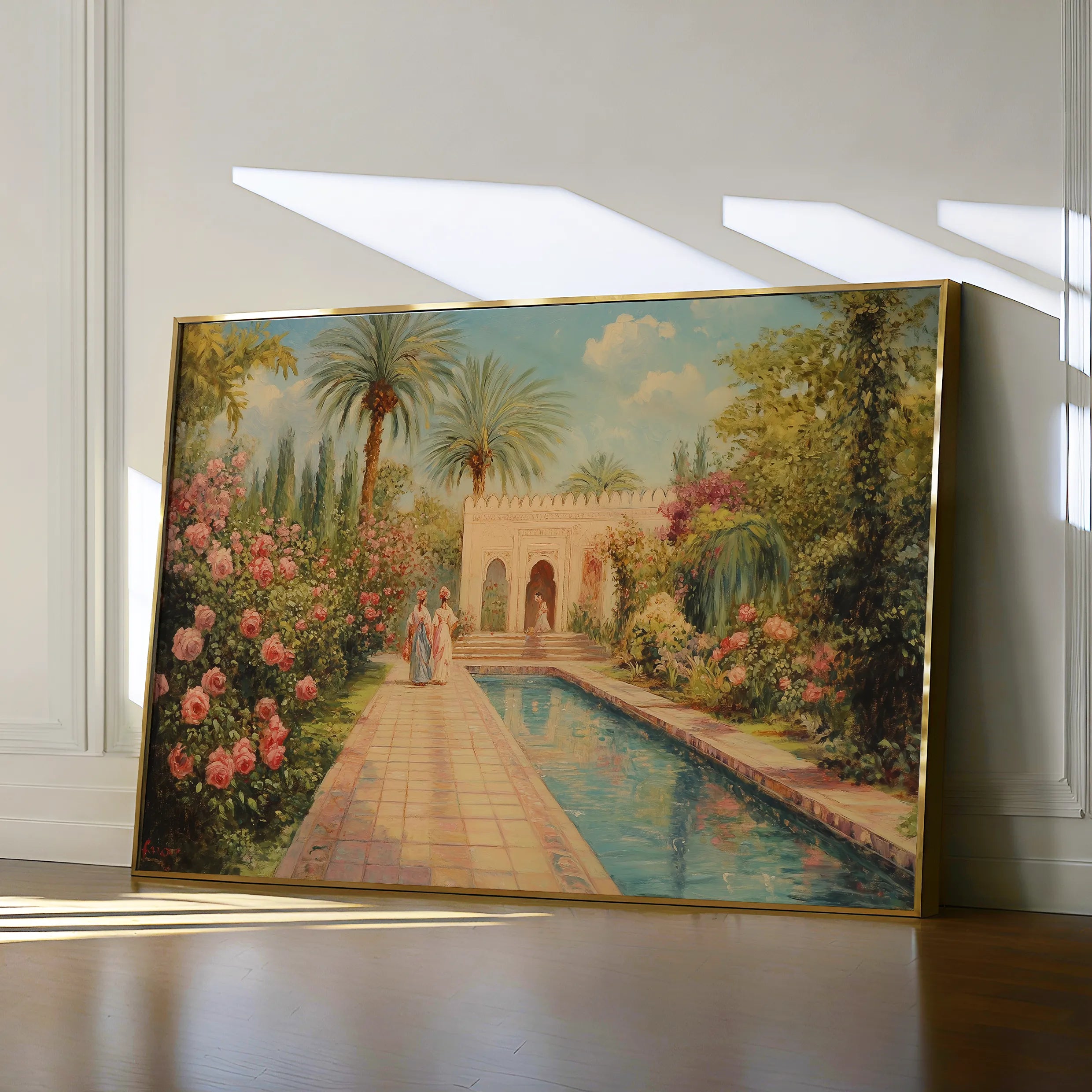 Orientalist 011 Canvas Art 18" x 24" / 45 x 60 cm / Black