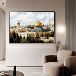 Palestine 011 Canvas Art 60 x 40 cm / Black