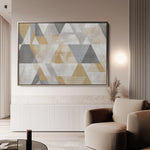 Abstract 012 Canvas Art 18" x 24" / 45 x 60 cm / Black