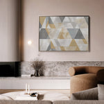 Abstract 012 Canvas Art 18" x 24" / 45 x 60 cm / Black