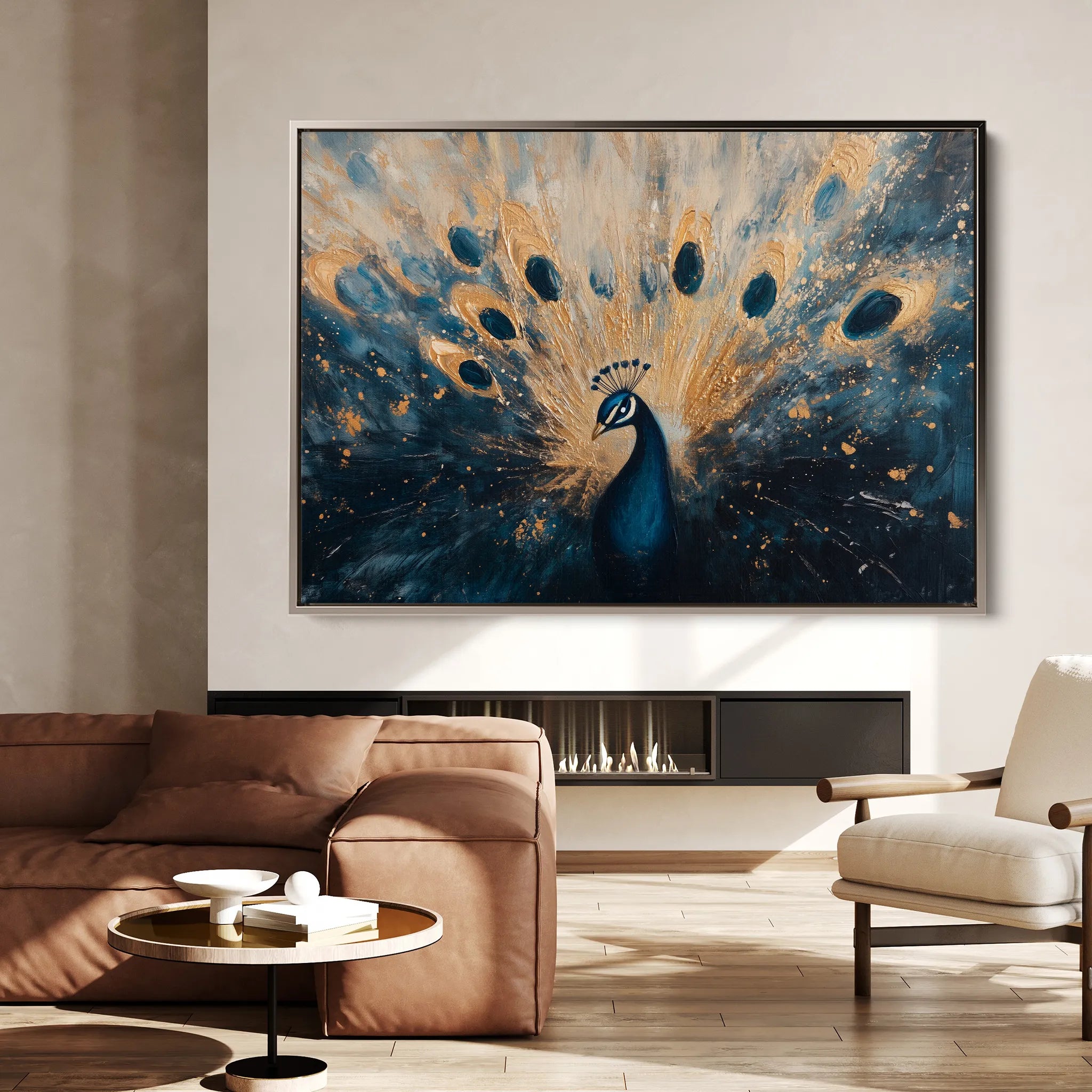 Animals 012 Canvas Art 18" x 24" / 45 x 60 cm / Black