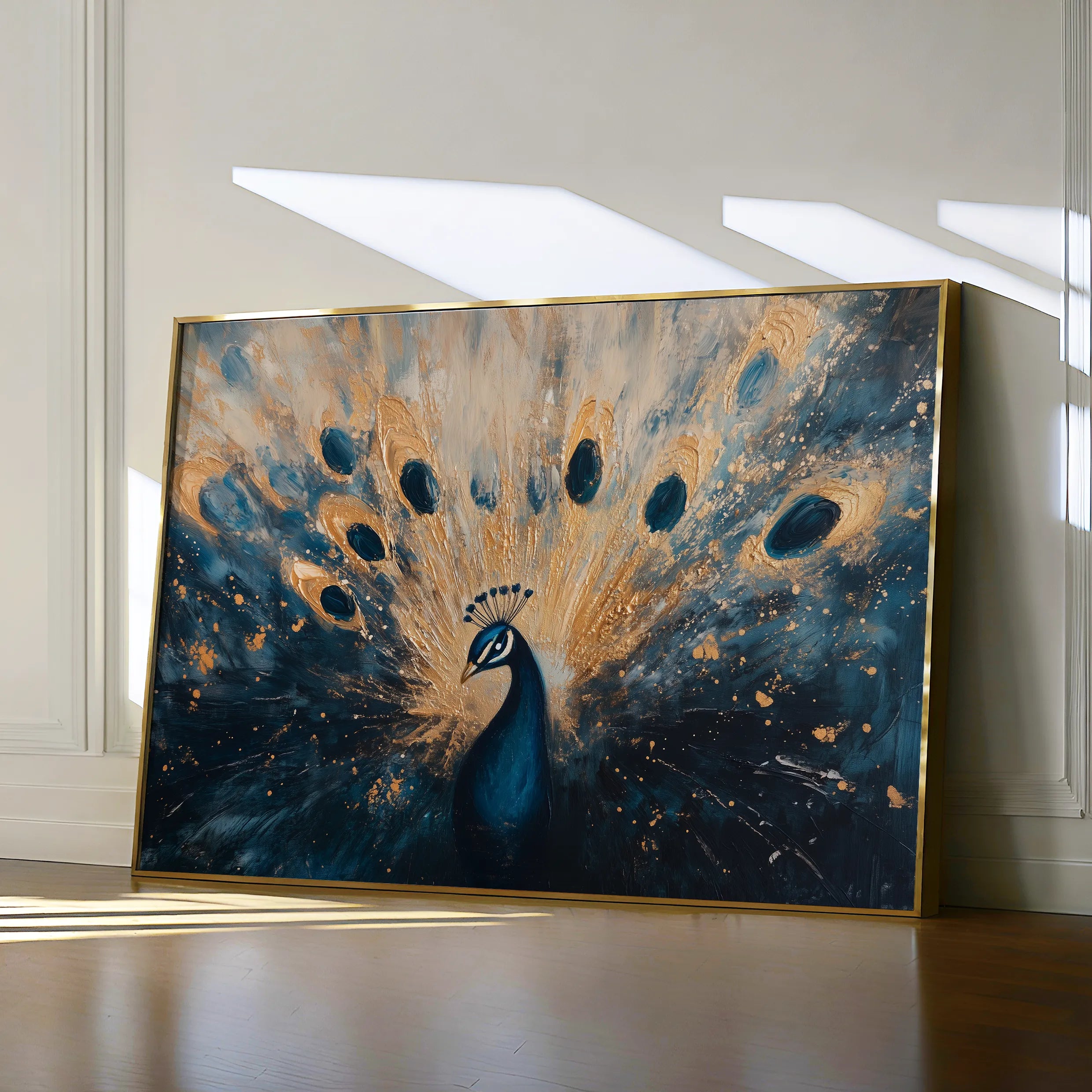 Animals 012 Canvas Art 18" x 24" / 45 x 60 cm / Black