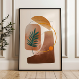 Boho 012 Canvas Art 18" x 24" / 45 x 60 cm / Black