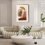 Boho 012 Canvas Art 18" x 24" / 45 x 60 cm / Black