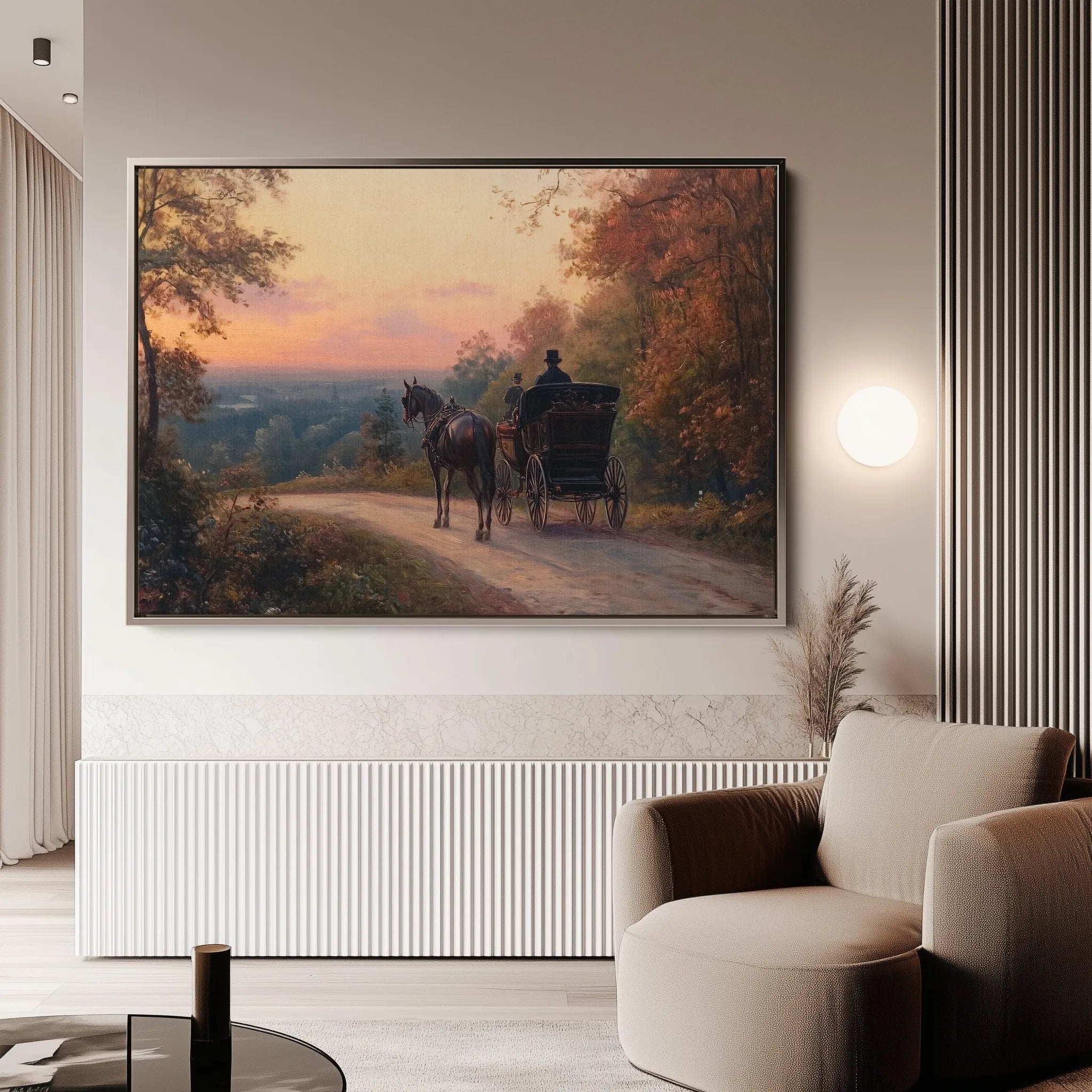Classic 012 Canvas Art 18" x 24" / 45 x 60 cm / Black