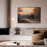 Classic 012 Canvas Art 18" x 24" / 45 x 60 cm / Black