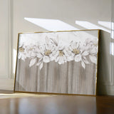 Floral 012 Canvas Art 18" x 24" / 45 x 60 cm / Black