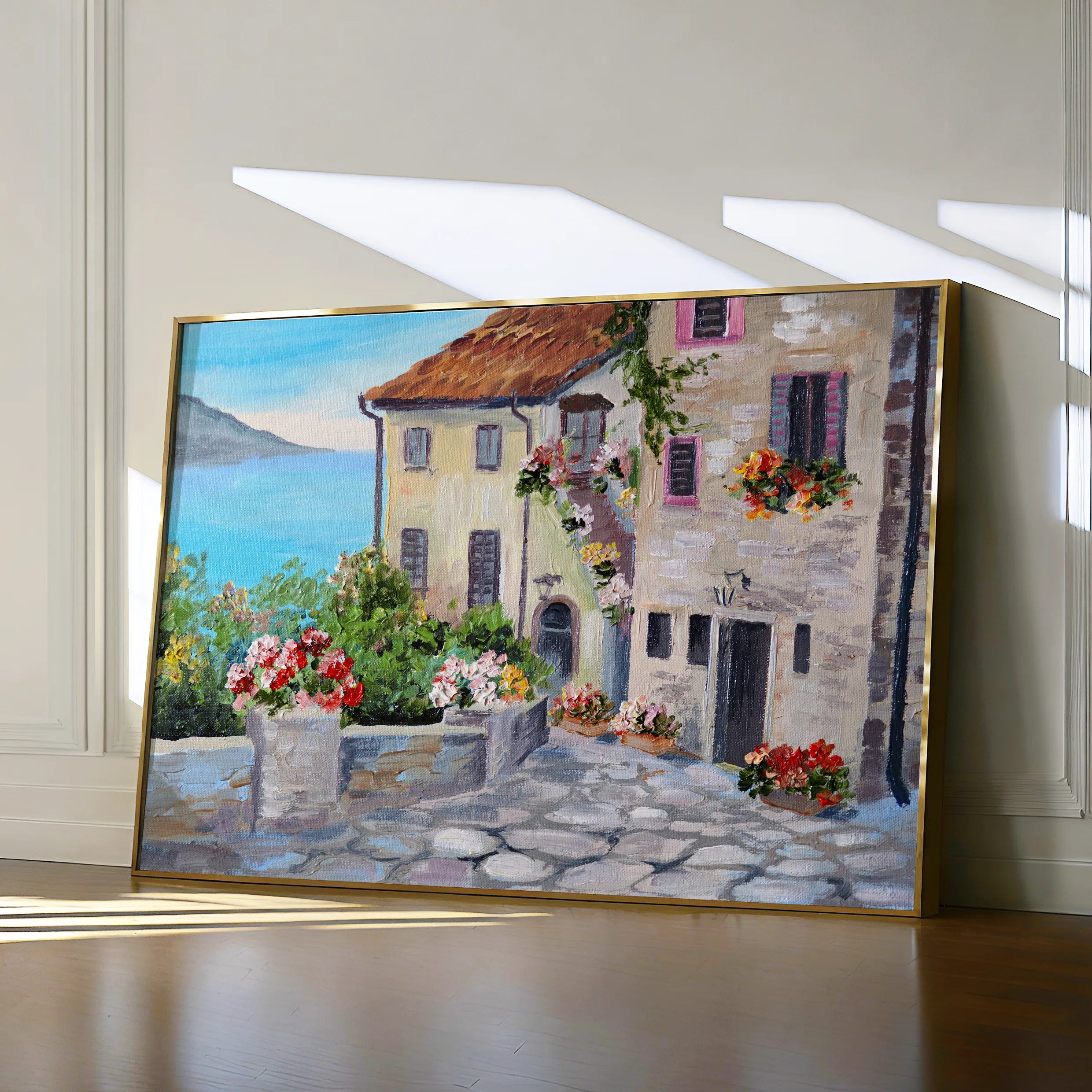 Landscape 012 Canvas Art 18" x 24" / 45 x 60 cm / Black