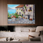 Landscape 012 Canvas Art 18" x 24" / 45 x 60 cm / Black