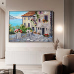 Landscape 012 Canvas Art 60 x 40 cm / Black