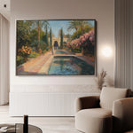 Orientalist 012 Canvas Art 18" x 24" / 45 x 60 cm / Black