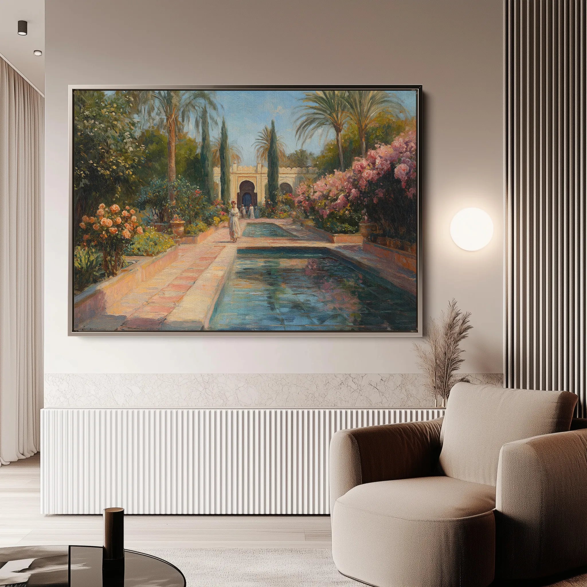 Orientalist 012 Canvas Art 18" x 24" / 45 x 60 cm / Black