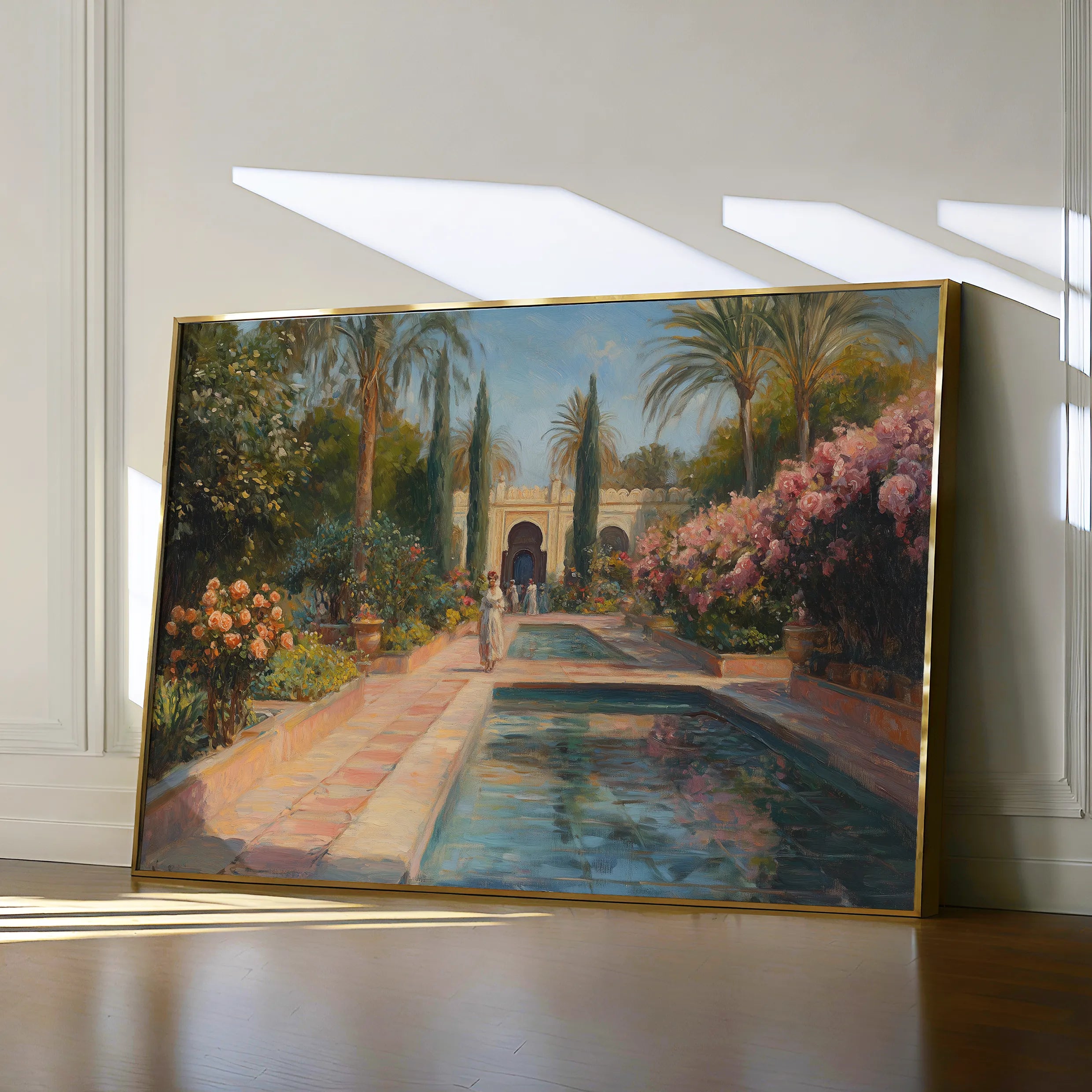 Orientalist 012 Canvas Art 18" x 24" / 45 x 60 cm / Black