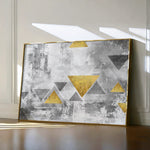 Abstract 013 Canvas Art 18" x 24" / 45 x 60 cm / Black