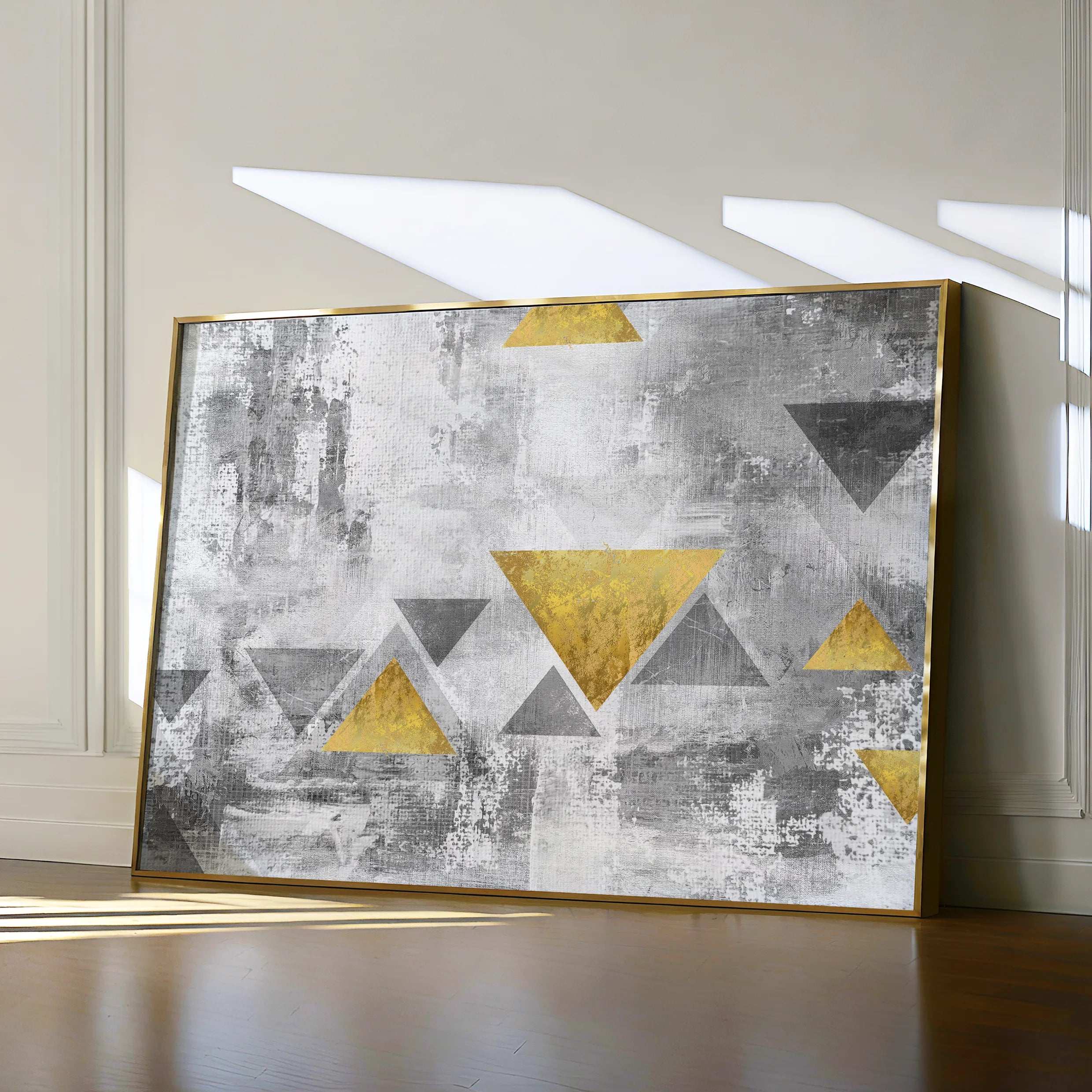 Abstract 013 Canvas Art 18" x 24" / 45 x 60 cm / Black