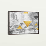 Abstract 013 Canvas Art 18" x 24" / 45 x 60 cm / Black